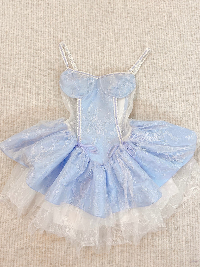 Get trendy with [Customized] The memory of swan lake lace tutu dress - Dress available at Peiliee Shop. Grab yours for $129.90 today!