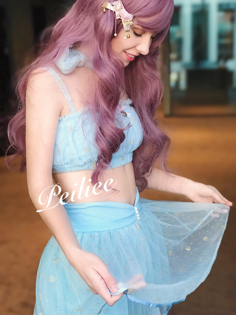 Get trendy with [New Version] Fantasy mermaid glitter dress - physical available at Peiliee Shop. Grab yours for $30 today!