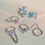 Get trendy with Cyber Colors Ring Set - Ring available at Peiliee Shop. Grab yours for $9.90 today!