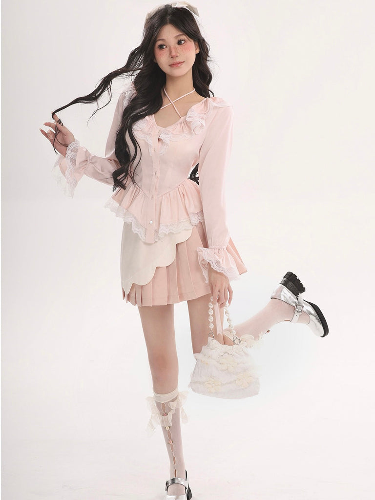 Sweetheart dolly dress set - Premium Shirts & Tops from Leonie Girl - Just $29.00! Shop now at Peiliee Shop