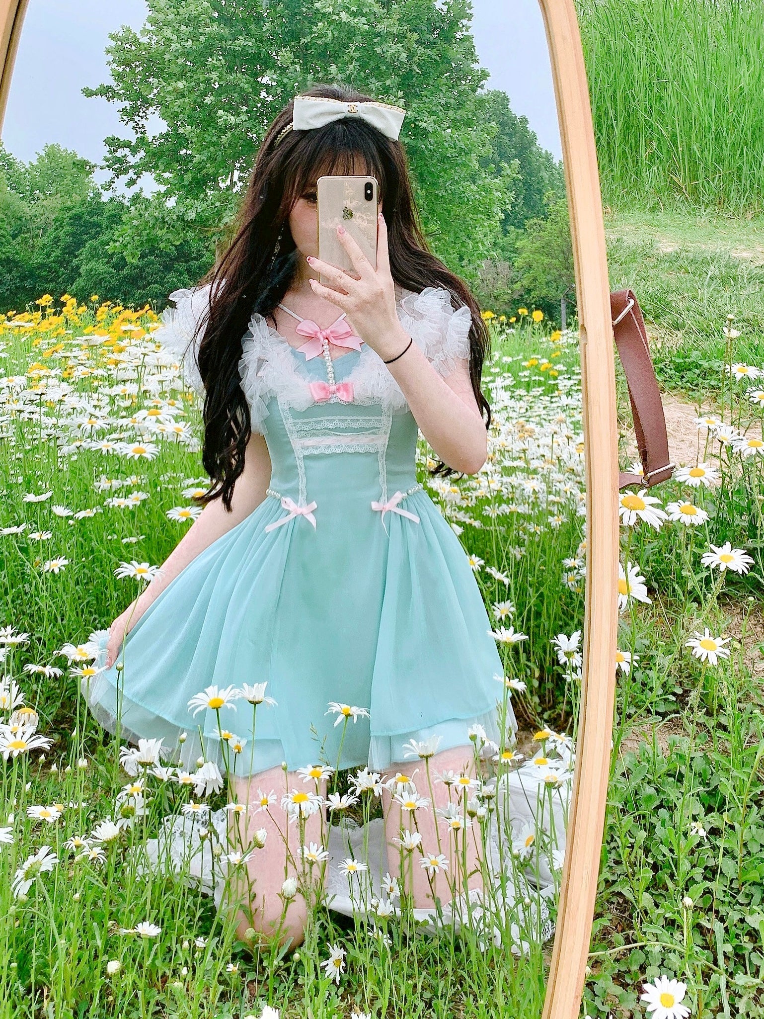 Get trendy with Daisy Amour Mini Dress - Dress available at Peiliee Shop. Grab yours for $49.90 today!