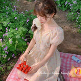 Get trendy with [SALE] Golden Rose Dress -  available at Peiliee Shop. Grab yours for $36.80 today!
