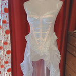 Get trendy with [Handmade] A Night In Paris Pink Vintage Lingerie Body -  available at Peiliee Shop. Grab yours for $55 today!