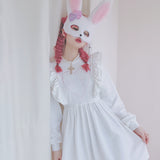 Get trendy with [Raui Design] Cotton Candy Met Peach Mousse Long Sleeve babydoll dress -  available at Peiliee Shop. Grab yours for $35 today!